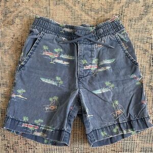 GAP Navy Tropical Print Shorts